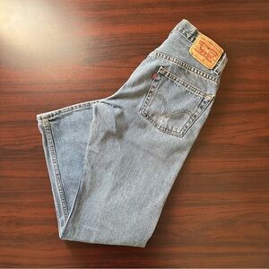 Vintage Levi's 505 Jeans Blue Denim Y2K Size 29x30